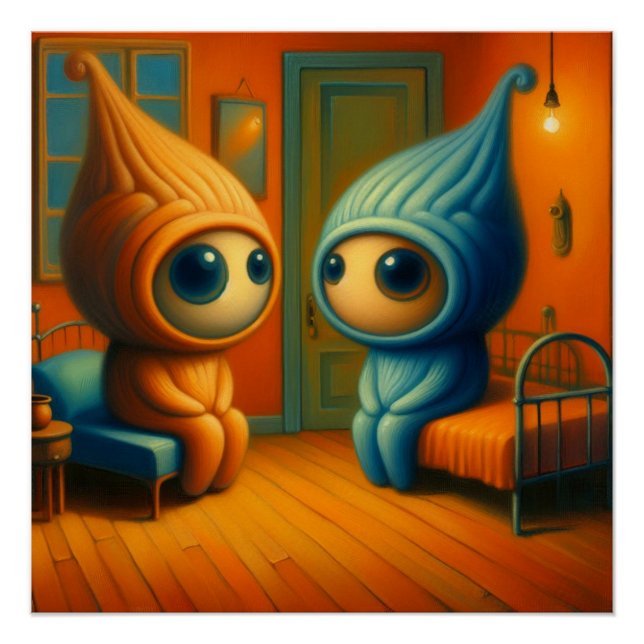 Poster Des créatures étranges (Devant)