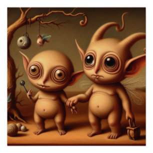 Poster Des créatures étranges