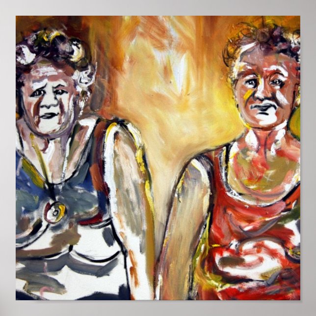 Poster des dames plus âgées (Devant)