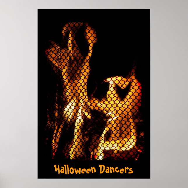 Poster des danseurs d'Halloween (Devant)