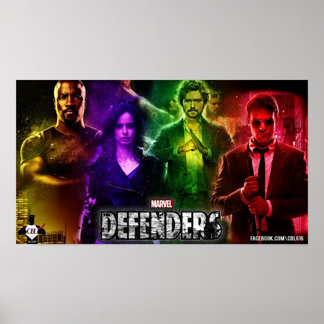 Poster des défenseurs (Devant)