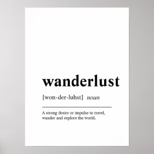 Poster des devis de voyage de Wanderlust