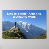 Poster des devis de voyage du Mont Blanc Alpes