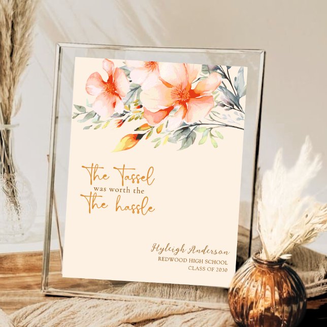 Poster des diplômes | Tassel valait la peine de l' (Créateur téléchargé)