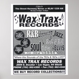 Poster des dossiers de cire Trax