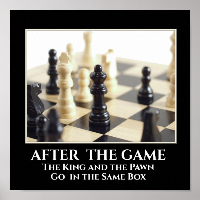 Poster des échecs (Devant)