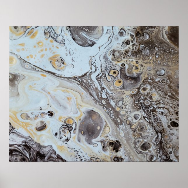 Poster des éléphants en effolage 16x20 (Devant)