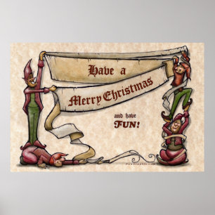 Poster des elfes de Noël