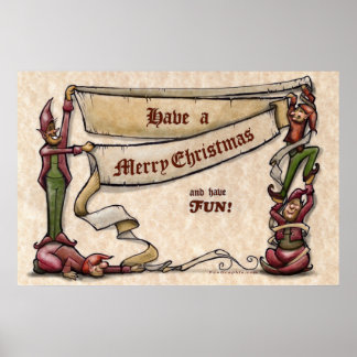 Poster des elfes de Noël