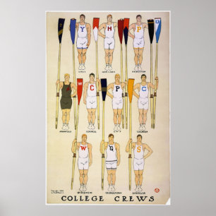 Poster des équipes et des couleurs des collèges