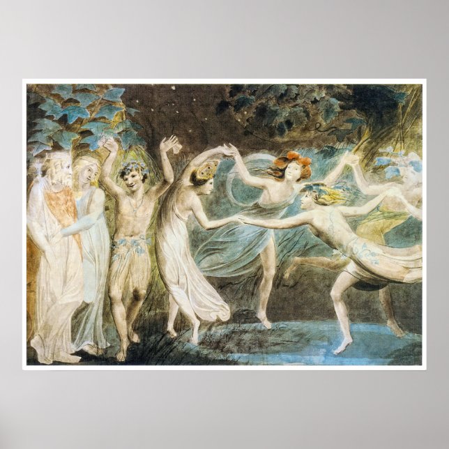 Poster des fées dansantes de William Blake (Devant)