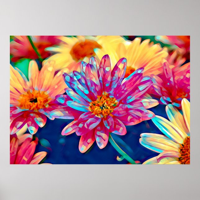 Poster des fleurs (Devant)