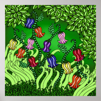Poster des fleurs Bell