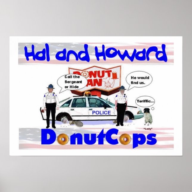 Poster des flics Hal et Howard Donut (Devant)