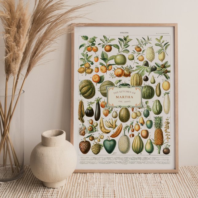 Poster des fruits de l'Adolphe Millot (Créateur téléchargé)