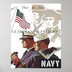 Poster des Gardiens de la liberté de la Marine