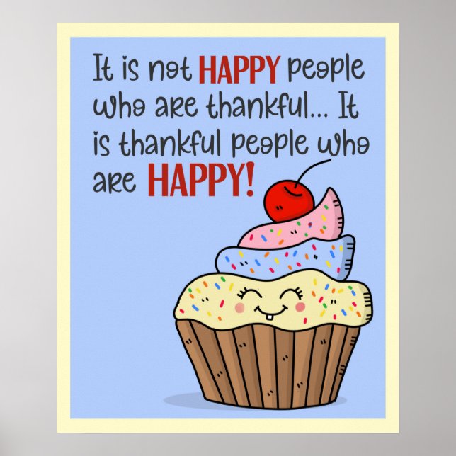 Poster des gens heureux (Devant)