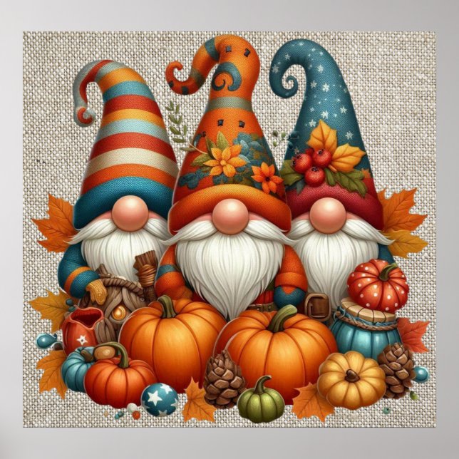 Poster des Gnomes d'automne (Devant)