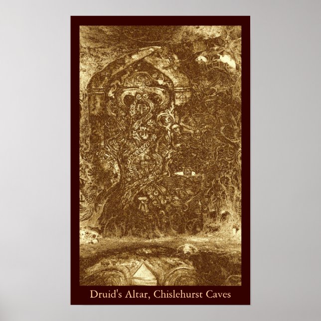 Poster des grottes de Chislehurst (Devant)