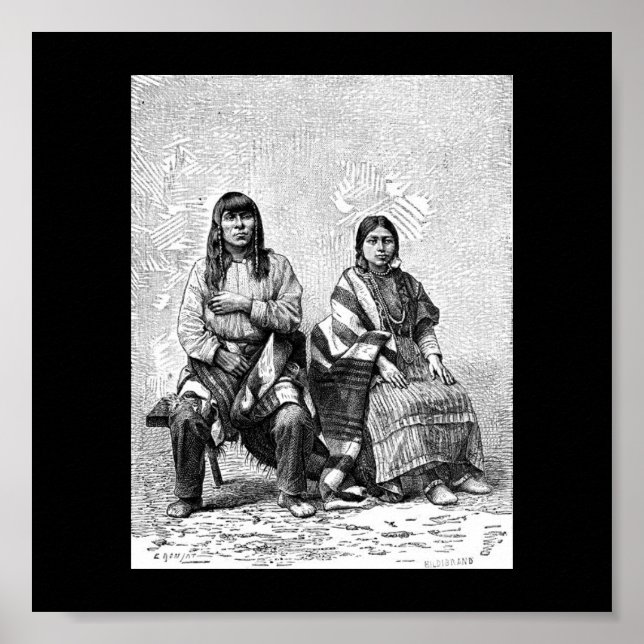 Poster des Indiens américains (Devant)