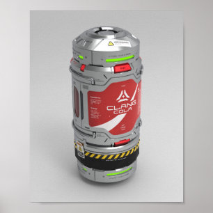 Poster des ingénieurs spatiaux - Clang Cola (simpl