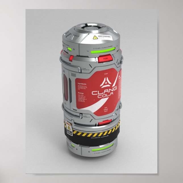 Poster des ingénieurs spatiaux - Clang Cola (simpl (Devant)