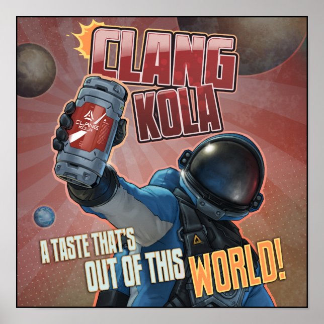 Poster des ingénieurs spatiaux - Clang Kola 2 (Devant)