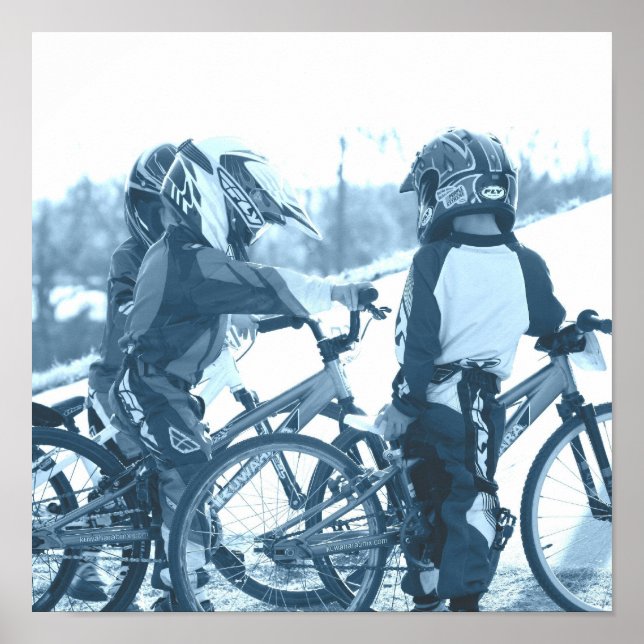 Poster des jeunes cyclistes (Devant)