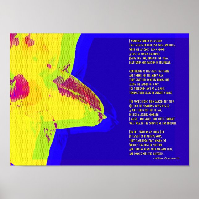 Poster des jonquilles impressionnistes William Wor (Devant)