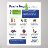 Poster des jouets du Puzzle de chien