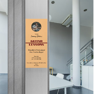 Poster des leçons de guitare