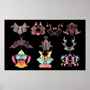 Poster des lots d'encre Rorschach