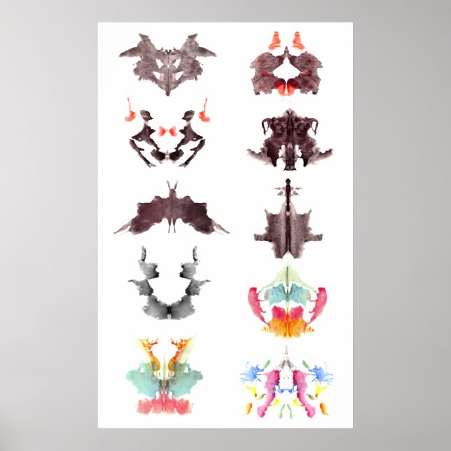 Poster des lots d'encre Rorschach (Devant)