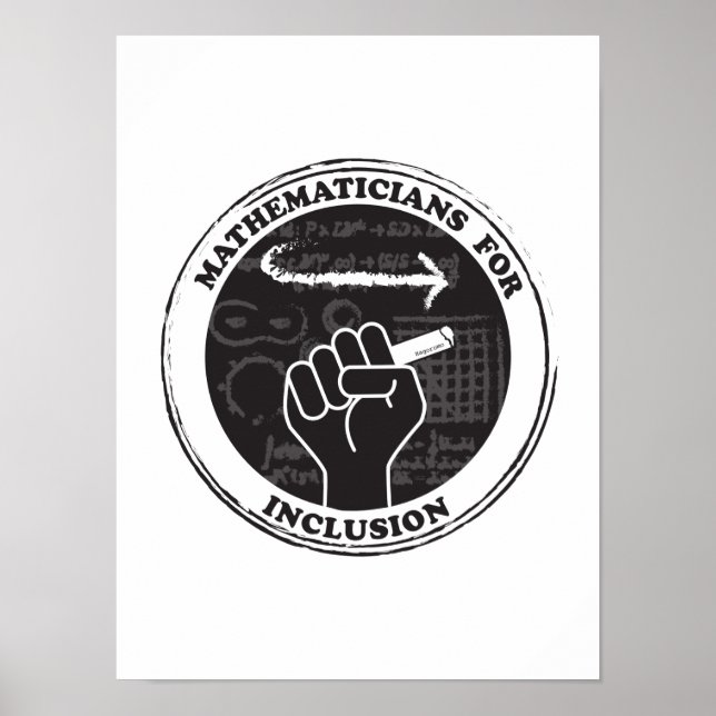 Poster des mathématiciens pour l'inclusion (Devant)