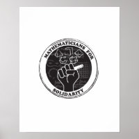 Poster des Mathématiciens pour Solidarité