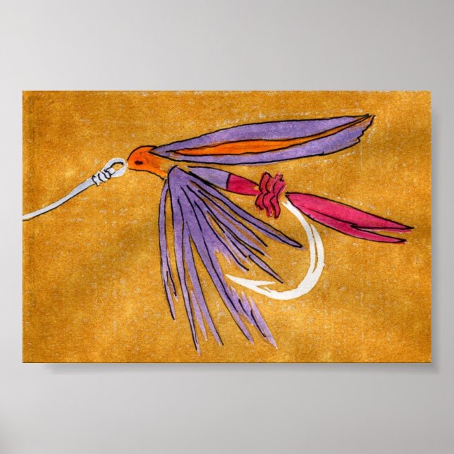 Poster des mouches à truites (Devant)