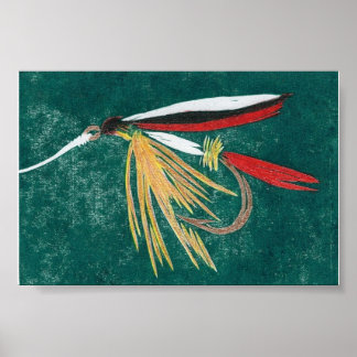 Poster des mouches à truites