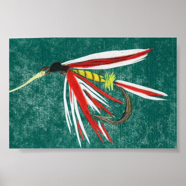 Poster des mouches à truites (Devant)