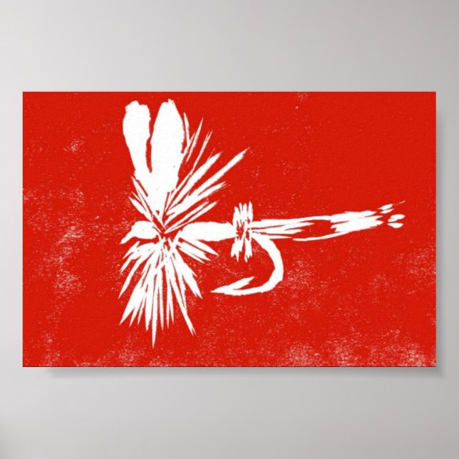 Poster des mouches à truites (Devant)