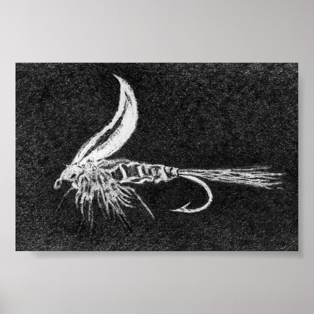 Poster des mouches à truites (Devant)