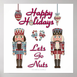 Poster des noix de cabot de vacances