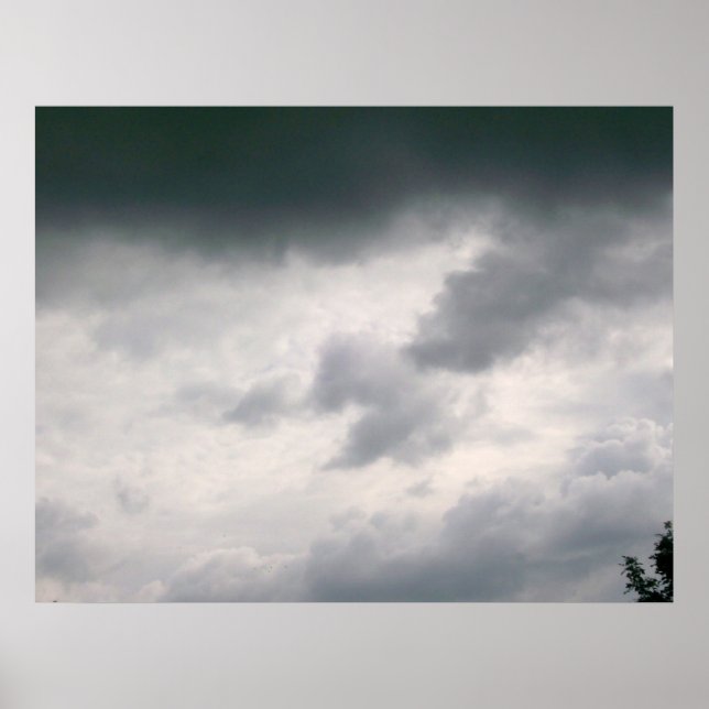 Poster des nuages gris (Devant)