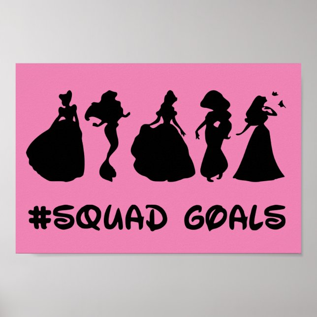 Poster des objectifs de la Princess Squad (Devant)