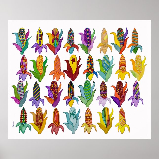 Poster des oreilles de maïs (Devant)
