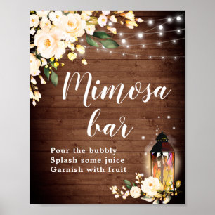 Poster des pancartes à fleurs Roses