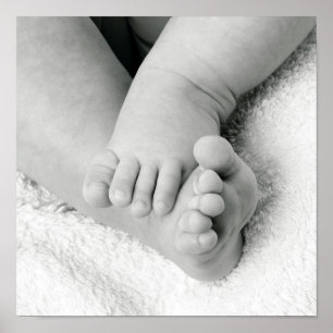 Poster des pieds pour bébé Imprimer