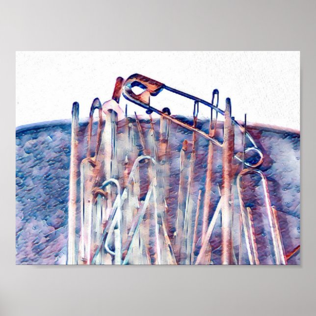 Poster des poupées et des aiguilles (Devant)