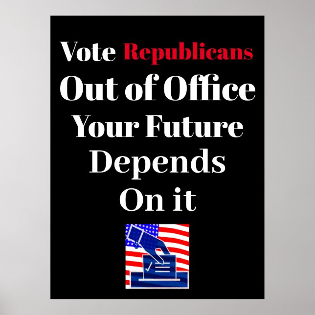 Poster des Républicains au bureau (Devant)