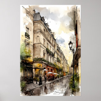 Poster des rues de Paris