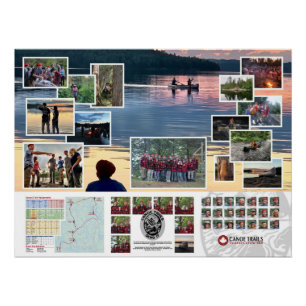 Poster des sentiers de canot 2019 Voyage au Canada